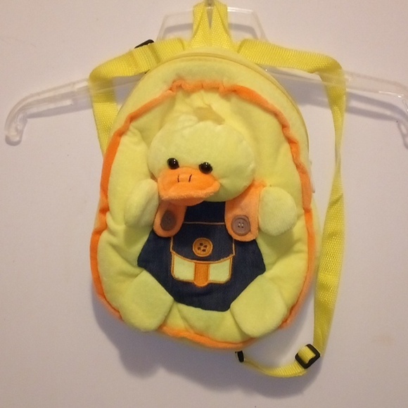 Other - Mini Duck Backpack Plush Plushie For Kids (Yellow) #100